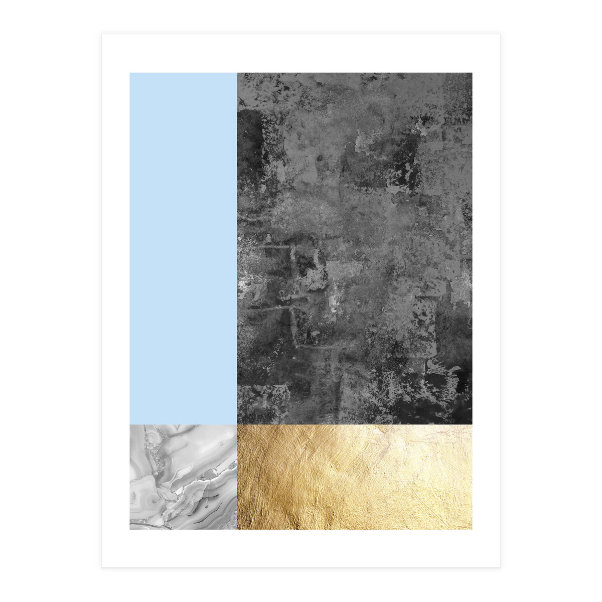 Geometric and golden III (Print Only)