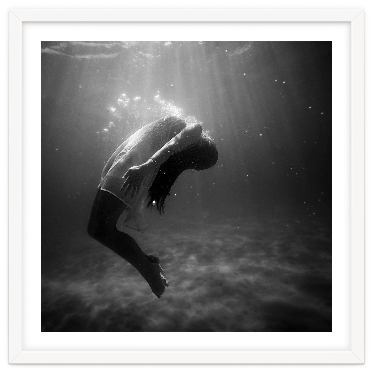 Woman Inside The Water