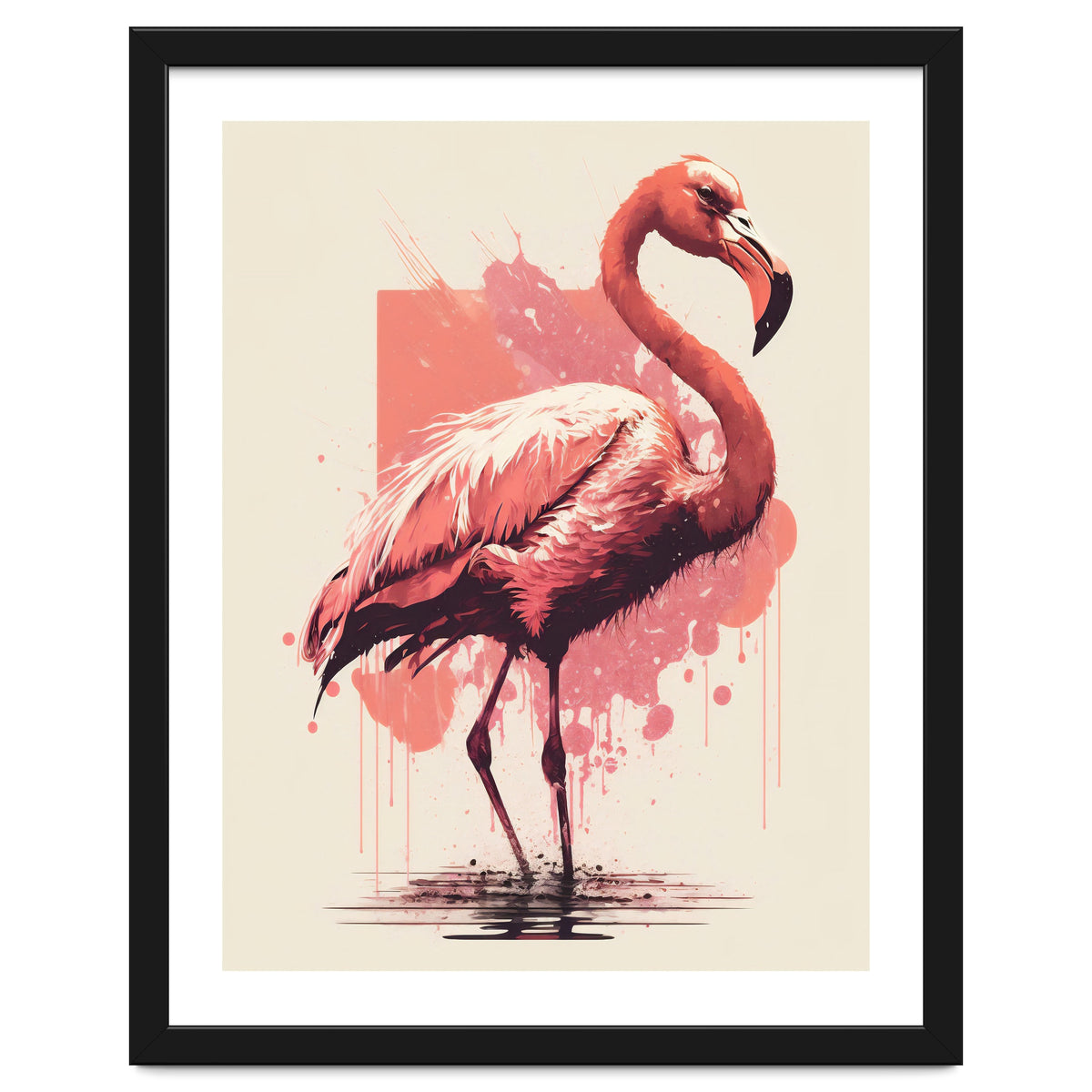 Flamingo Painting