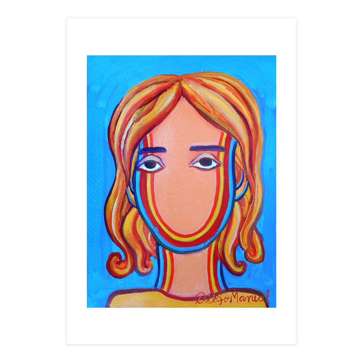 Cabeza De Mujer 2  (Print Only)