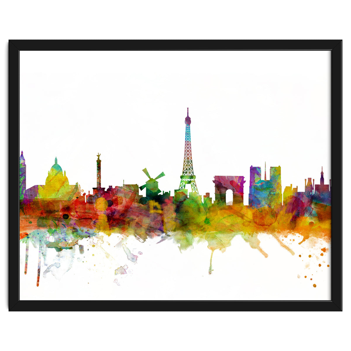 Paris France Skyline