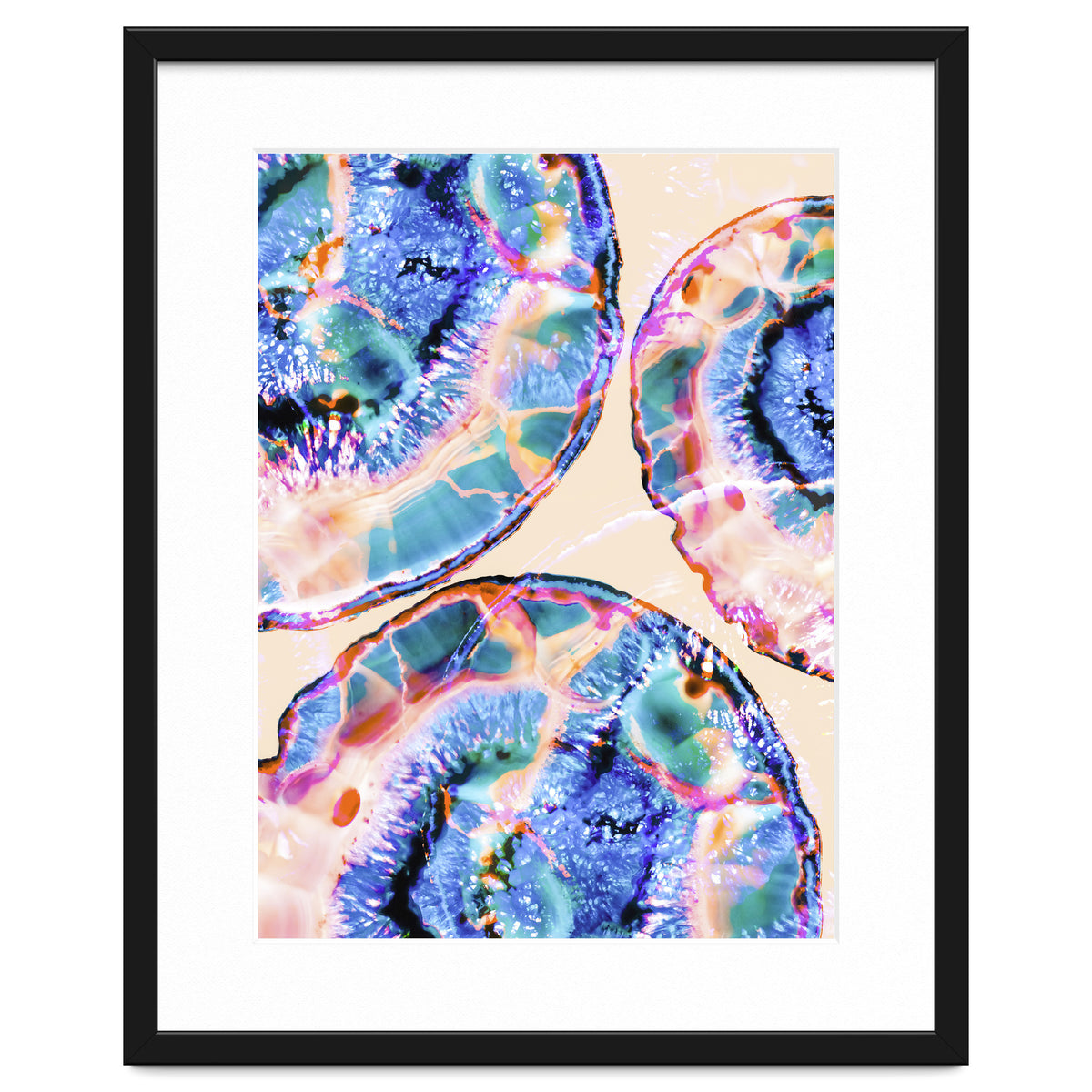 Abstract Agate Painting