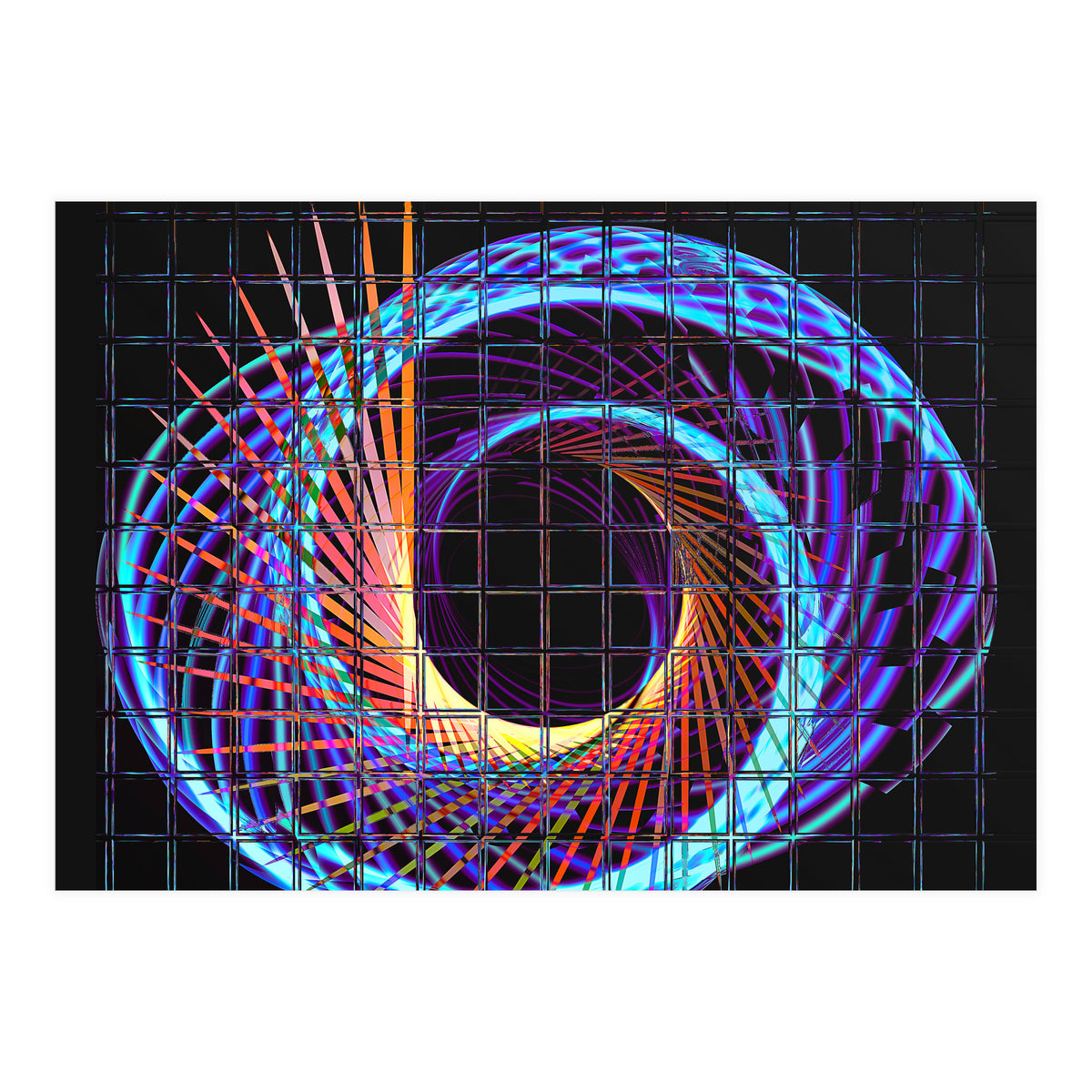 Illuminated helix #2 (Print Only)