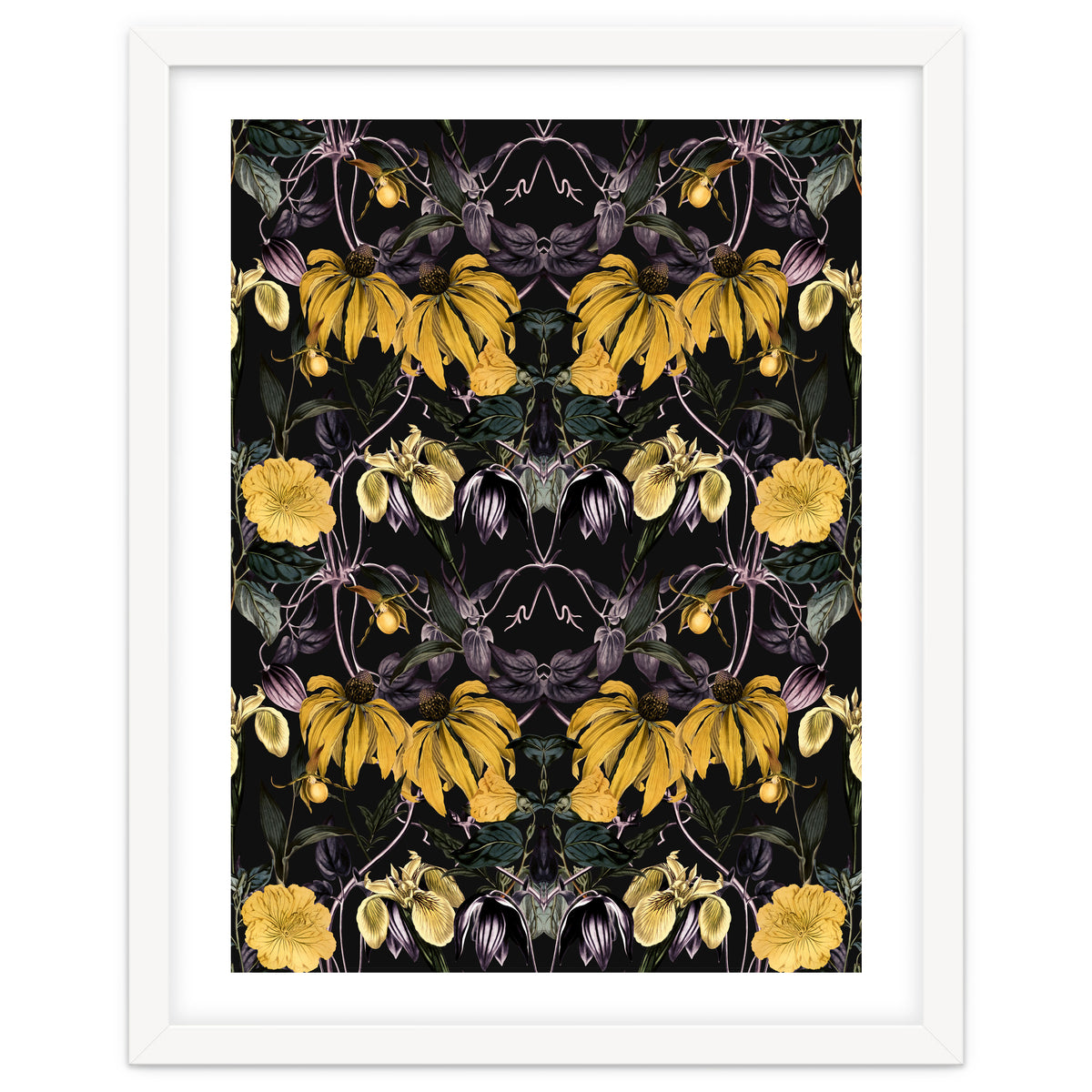 Nocturnal botanical garden kaleidoscope