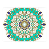 Blue and Gold Mandala (Print Only) thumbnail