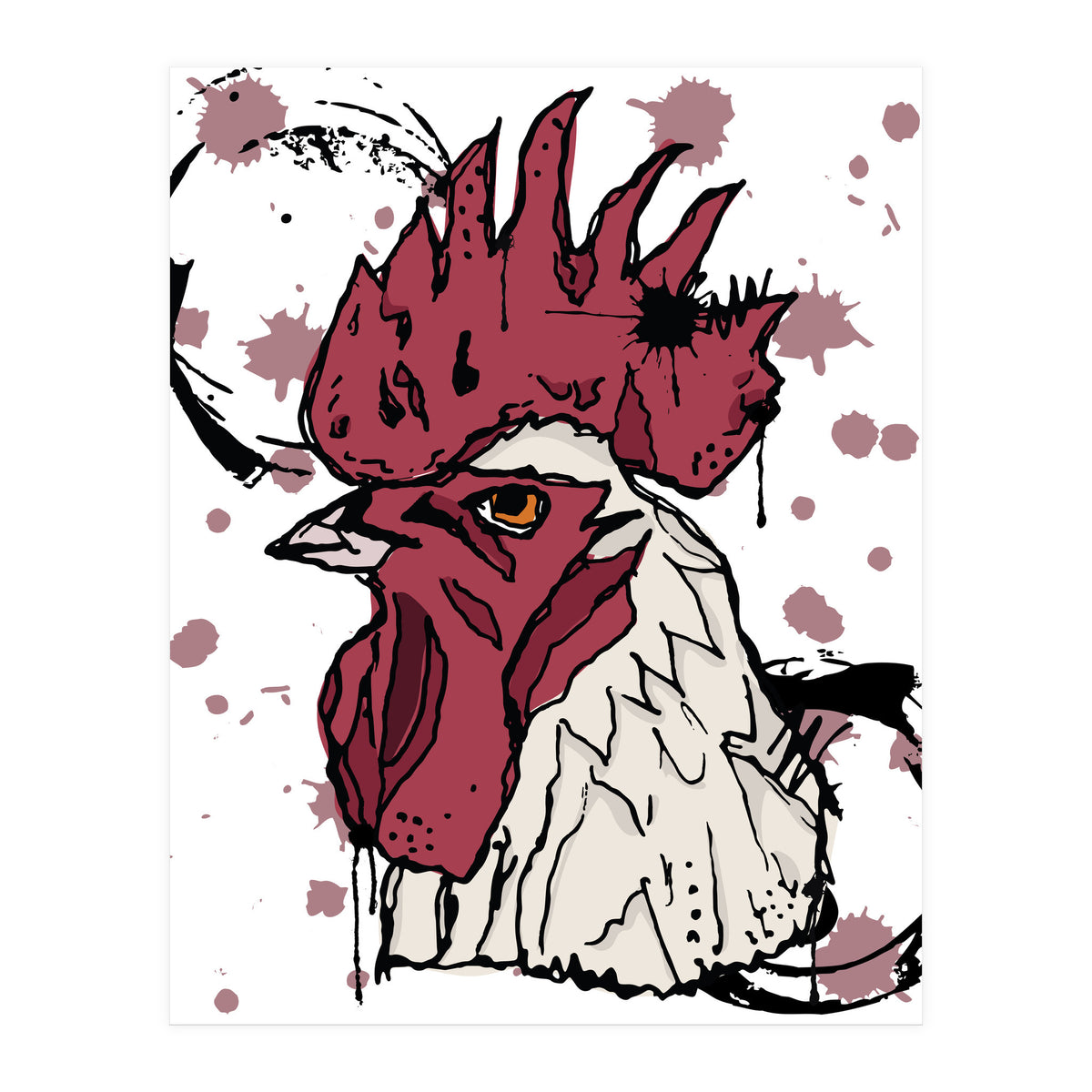 Rooster Sketch (Print Only)