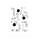 Mid-Century Modern Monochrome Print #1 (Print Only) thumbnail