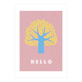Hello - pop tree - (Print Only) thumbnail