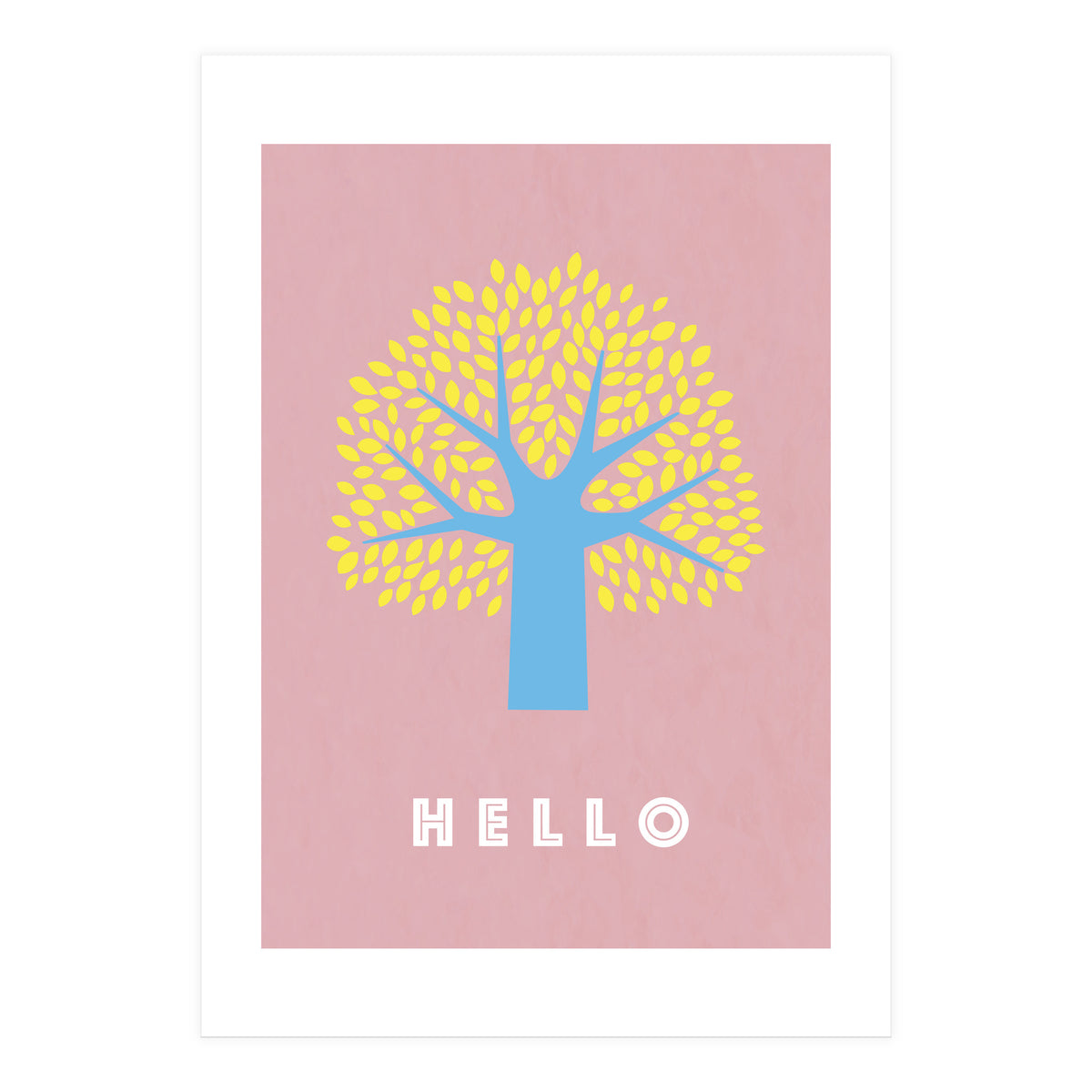 Hello - pop tree - (Print Only)
