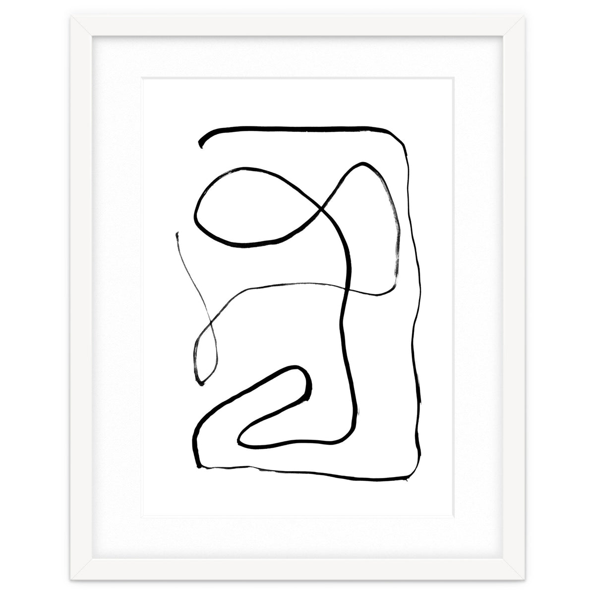 Mid-Century Line Art Print #2