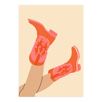 Cowgirl Boots Risography (Print Only)