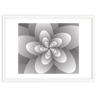 3d Abstract Floral Spiral