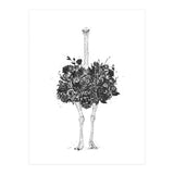 Floral Ostrich (Print Only) thumbnail