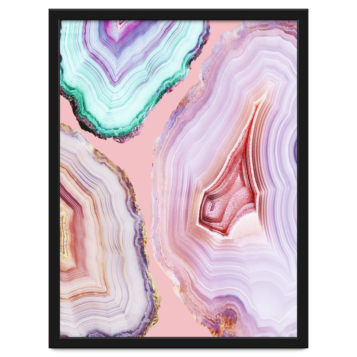 Mineral Agates #Glam collection