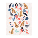 Tropical Girls And Cheetah (Print Only) thumbnail