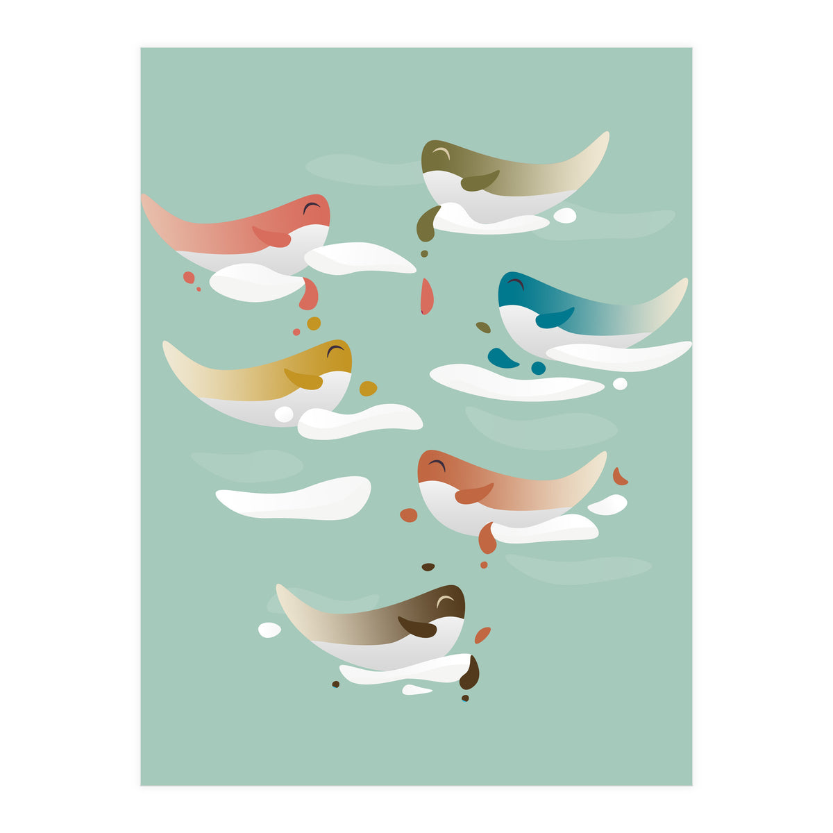 Whales fly in 1970 (Print Only)