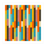 Retro Color Block Orange (Print Only) thumbnail