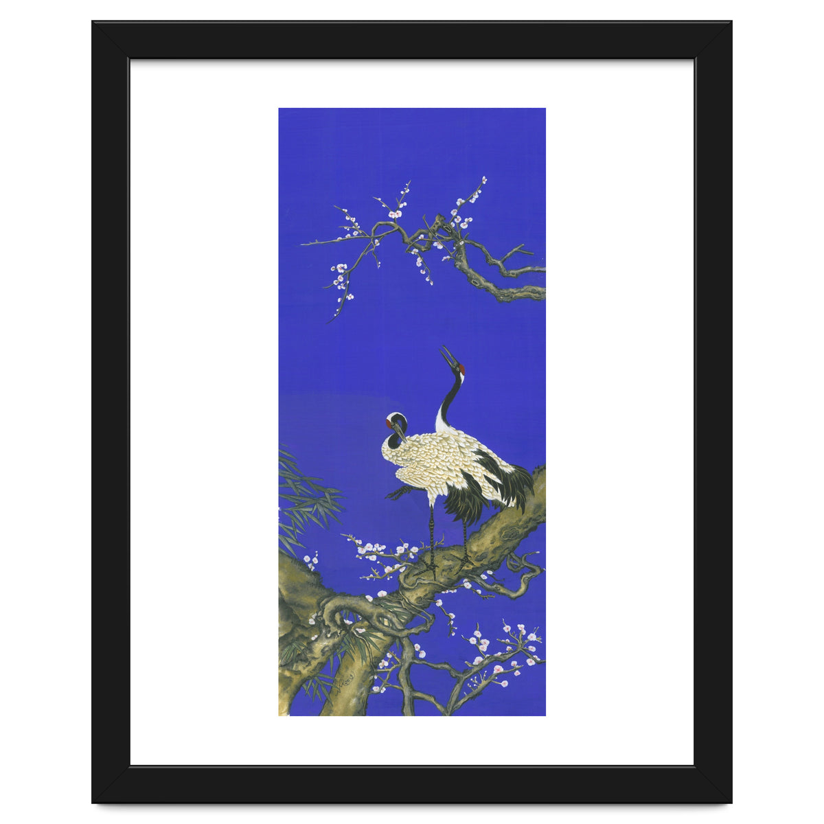 Cranes & Peach Blossom