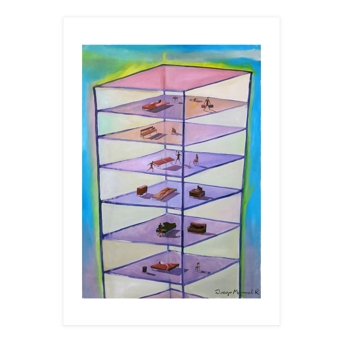 Edificio transparente 2 (Print Only)