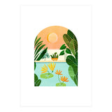 Lily Pond Landscape (Print Only) thumbnail