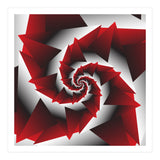 Abstract Geometric Red Graphics (Print Only) thumbnail
