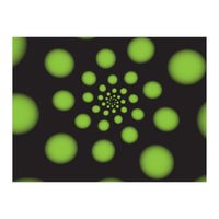 Green Spiral Dots (Print Only)