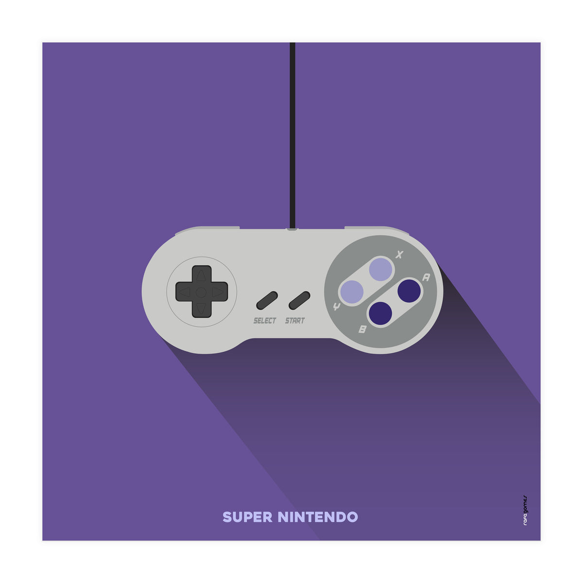 Joystick Videogames Super Nintendo (Print Only)