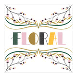 Art Deco Floral  (Print Only) thumbnail