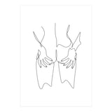 hot girl nude line (Print Only) thumbnail