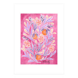 Wild Orange Floral | Pink & Purple (Print Only) thumbnail