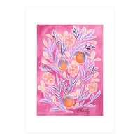 Wild Orange Floral | Pink & Purple (Print Only)