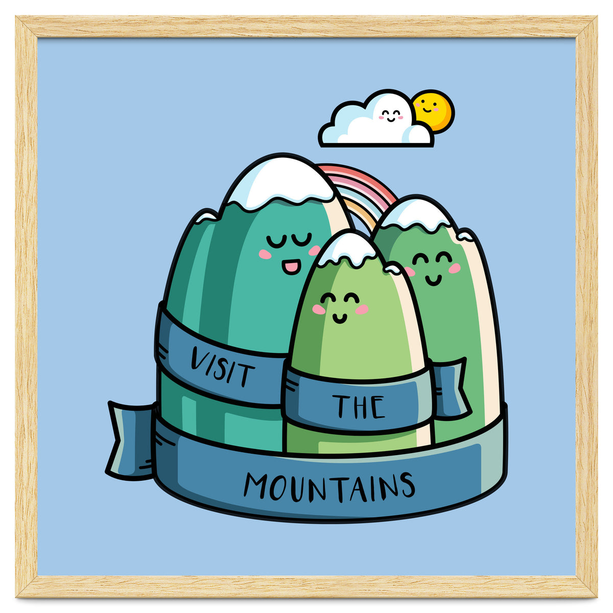 Kawaii Cute Visit the mountains