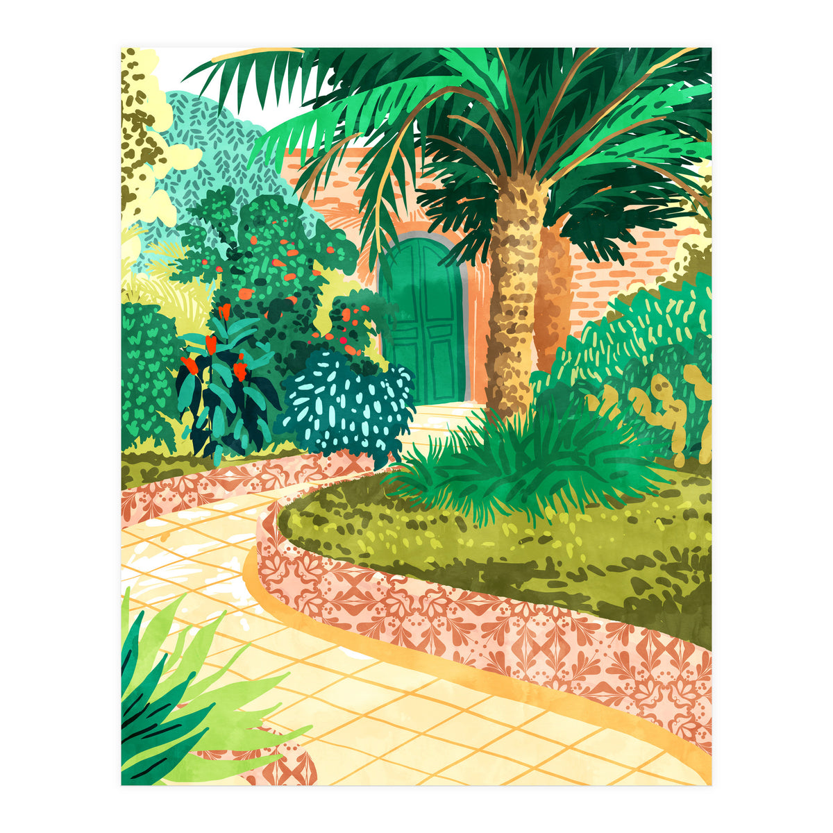 The House With The Green Door (Print Only)