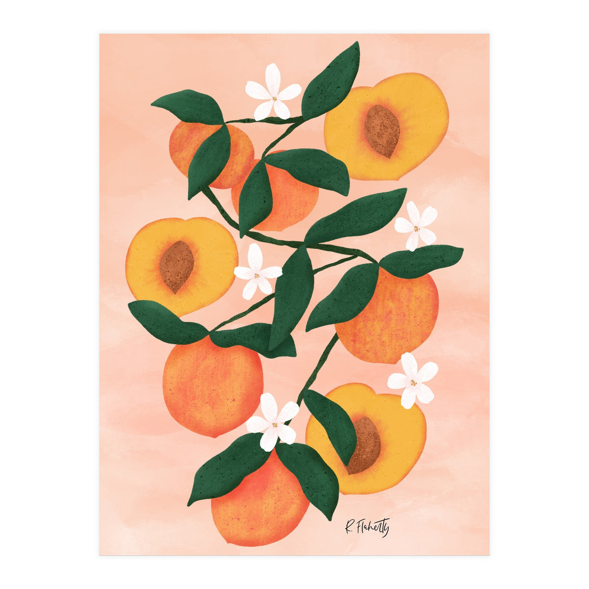 Summer Peaches (Print Only)