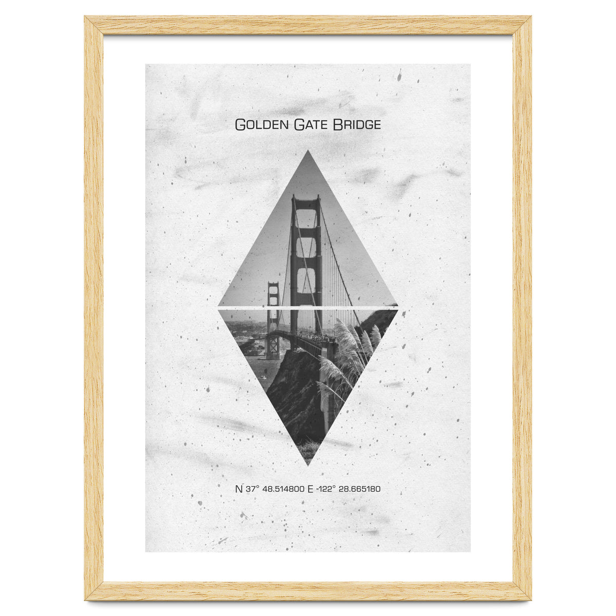 Coordinates SAN FRANCISCO Golden Gate Bridge