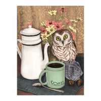 Coffee Owl (Print Only)