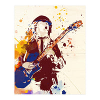 Angus Young pop art poster (Print Only)