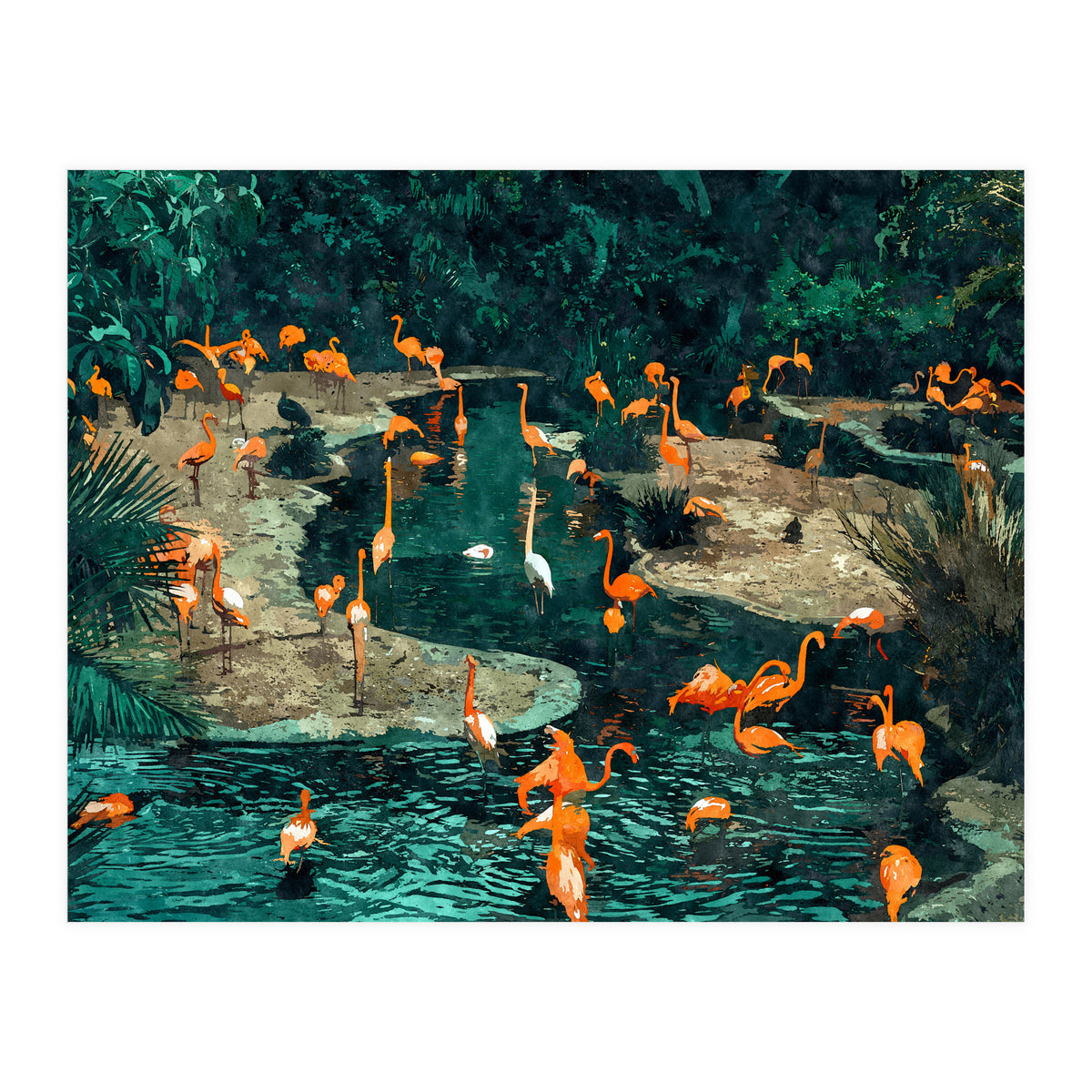 Flamingo Creek (Print Only)