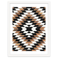 Urban Tribal Pattern No.13 - Aztec - Concrete and Wood