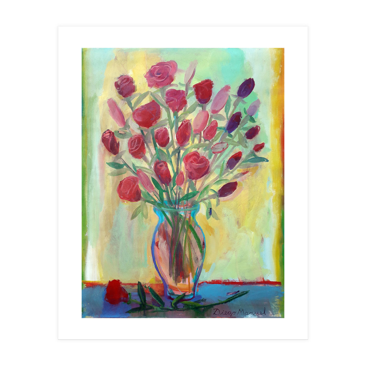 Flores Rojas 4 (Print Only)