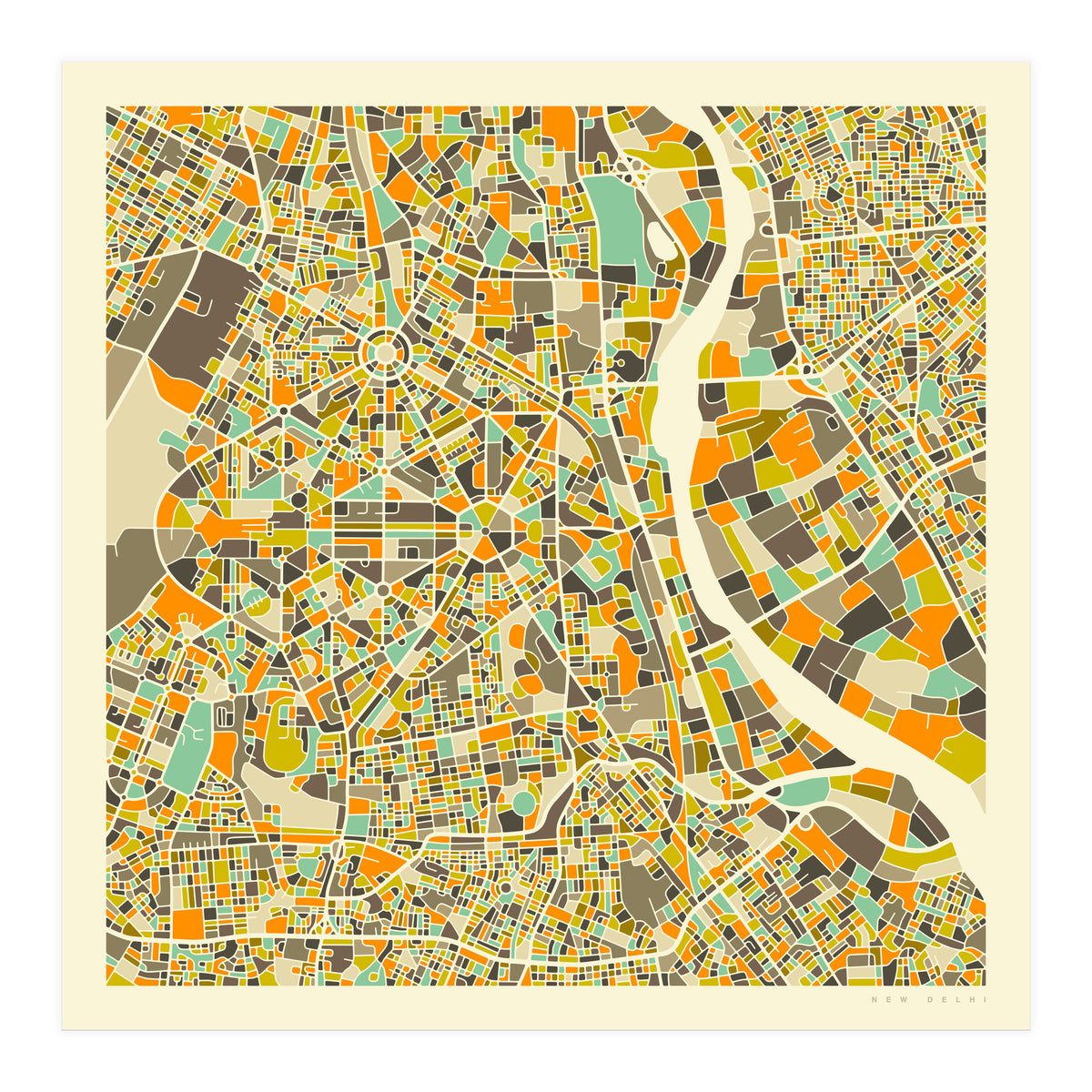 NEW DELHI MAP (Print Only)