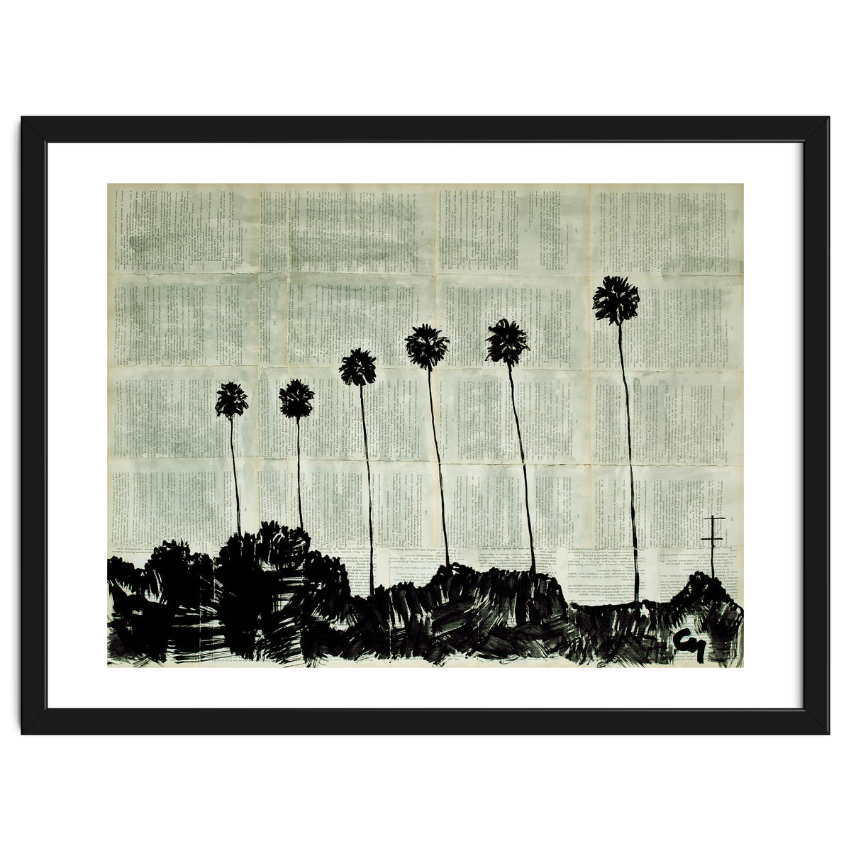 Six Palm Trees .