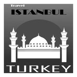 Istanbul Travel Poster  (Print Only) thumbnail