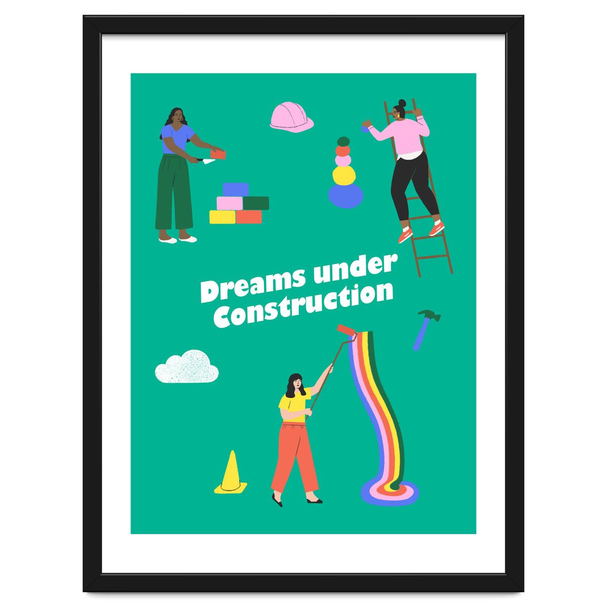 Dreams Under Construction Green