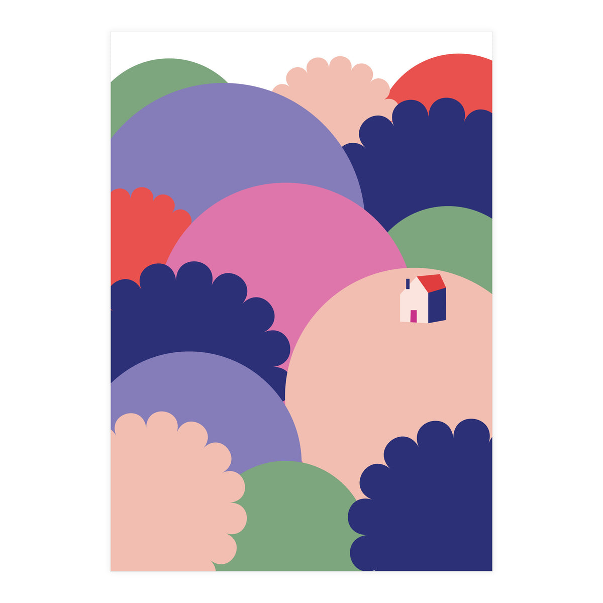 Mediterranean Landscape 3 Rgb  (Print Only)