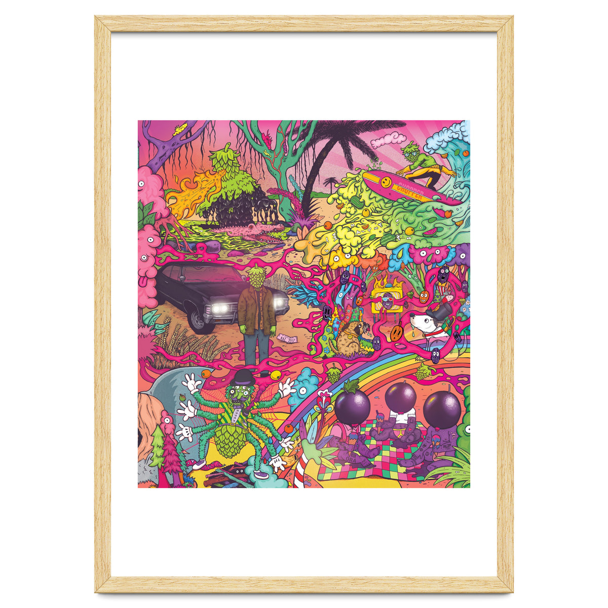 ABBEYDALE BREWERY COLLAB SERIES #2 FULL ILLUSTRATION - THORNBRIDGE, WILDE CHILD, RIDGESIDE, TORRSIDE, BOX SOCIAL, ORA BREWING