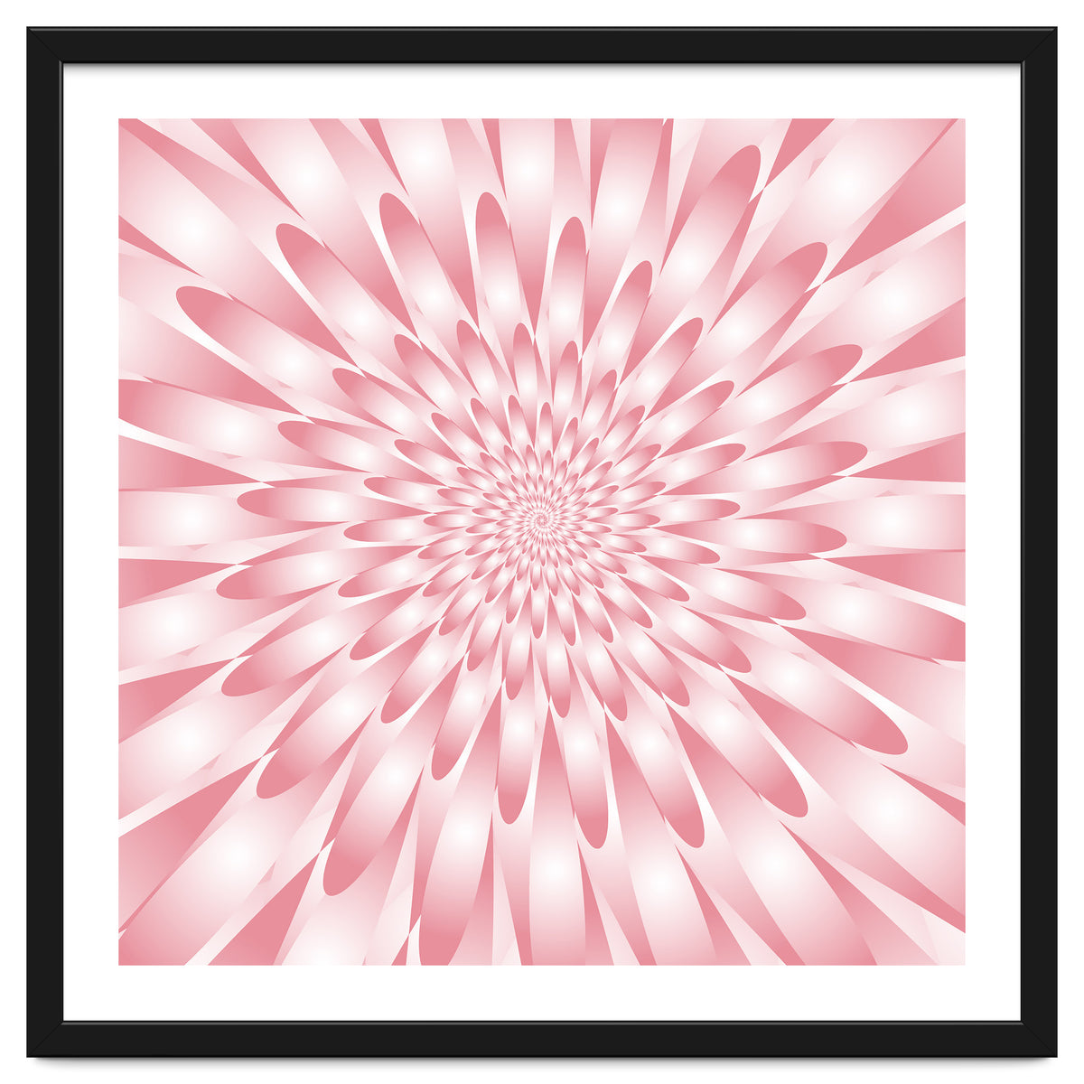 Spiral Pink Flower