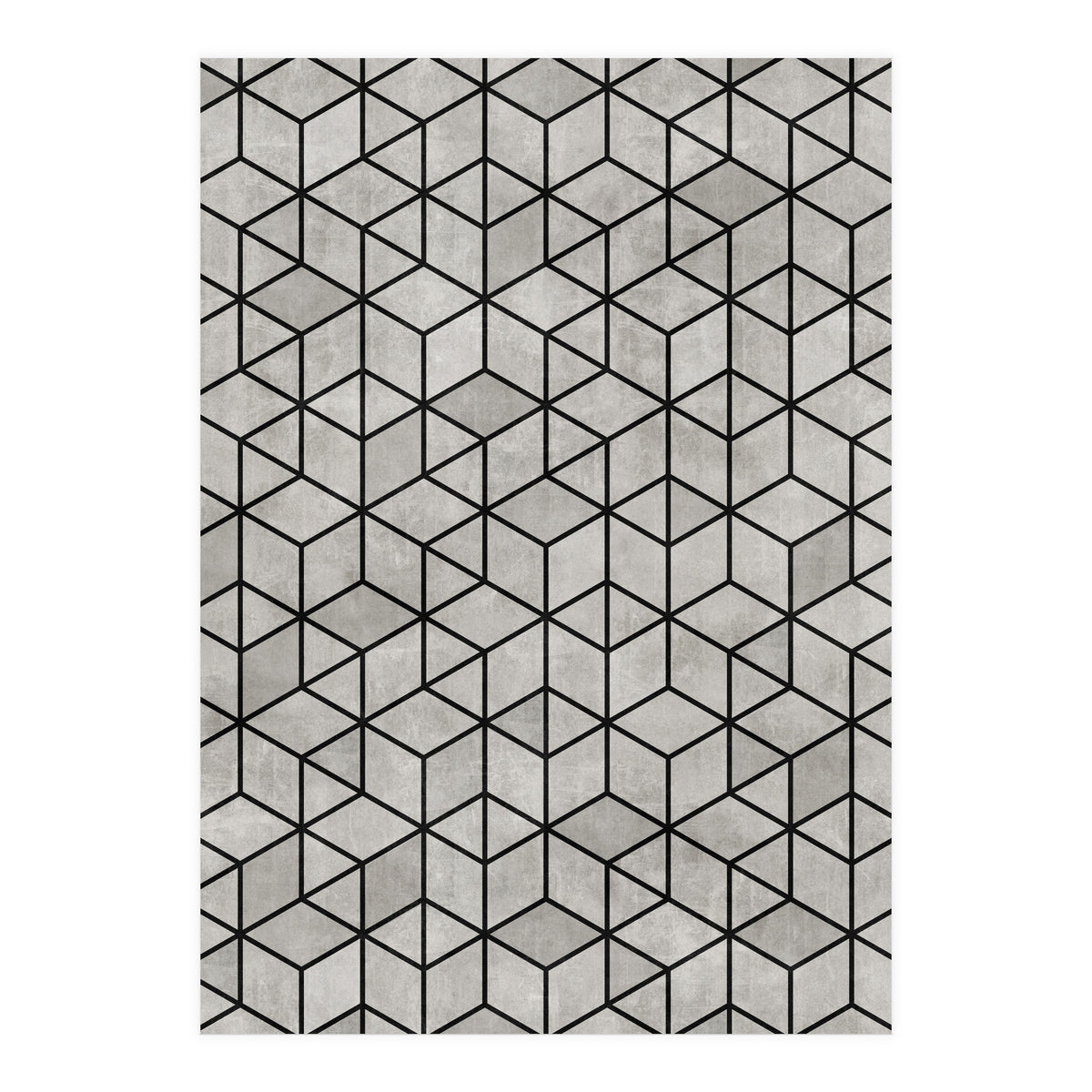 Random Concrete Cubes (Print Only)