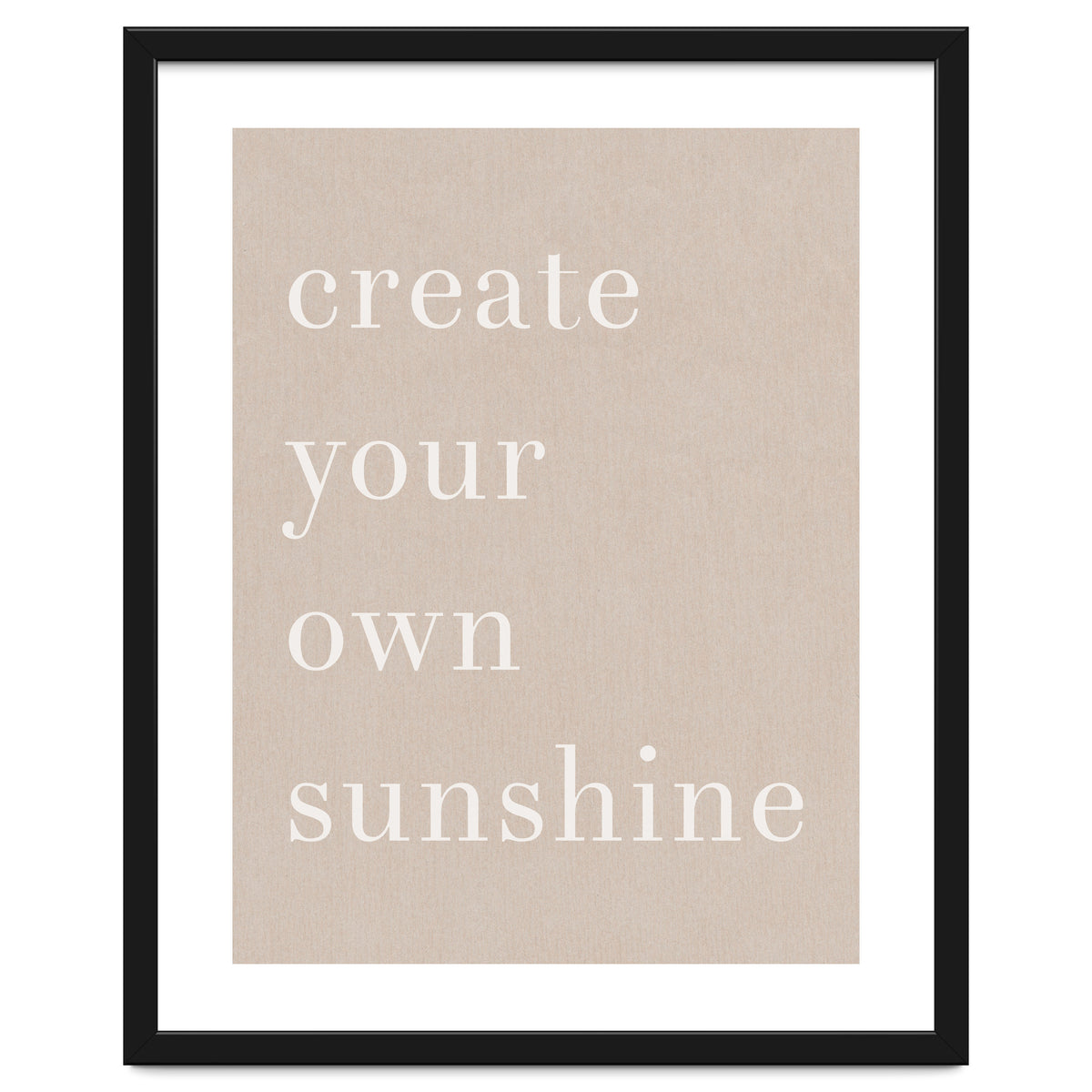 Create You Own Sunshine