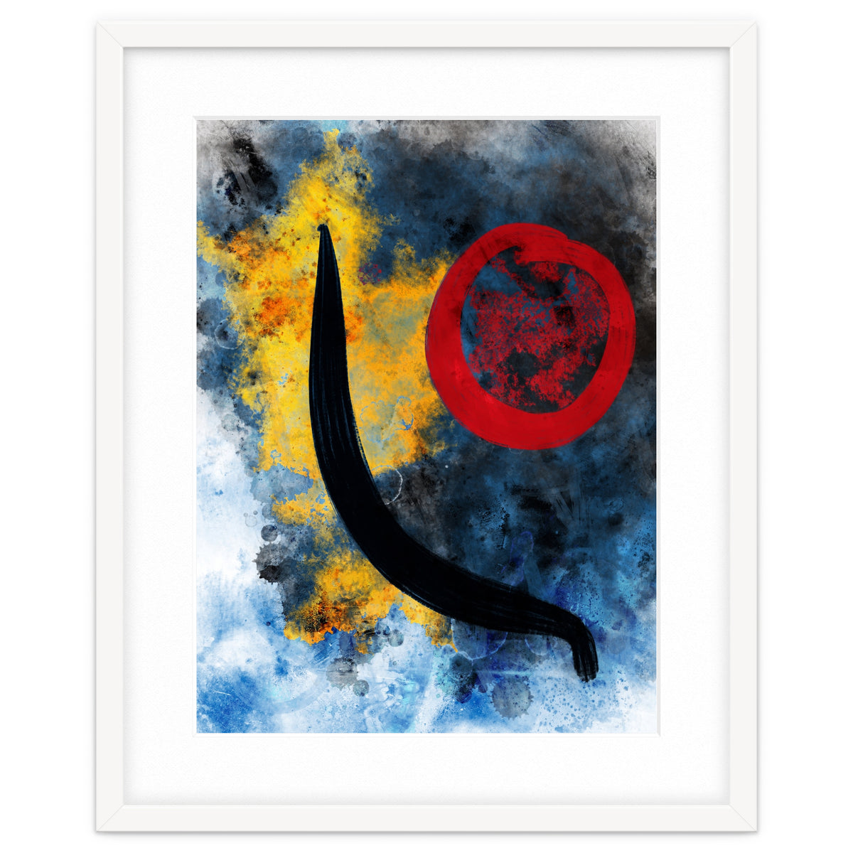 Abstract Calligraphy in the universe